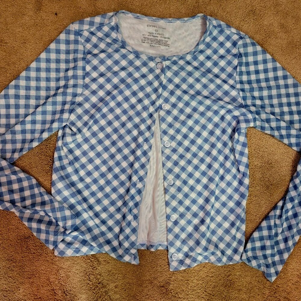 Blouse Top Lightweight long sleeve .. New!